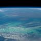 A phytoplankton bloom in the Bering Sea, as seen from the International Space Station. Image: NASA Earth Observatory